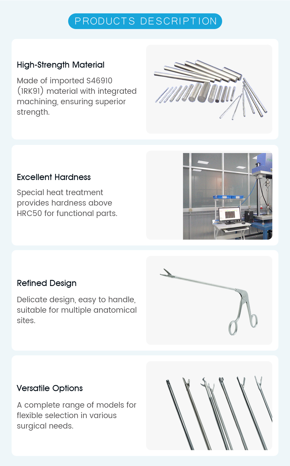 Tissue Grasper - Buy Product on XC Medico Tissue Grasper - Buy Product on XC Medico