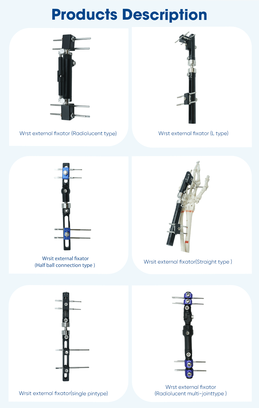 Wrist External Fixator - Buy Product on XC Medico Wrist External Fixator - Buy Product on XC Medico