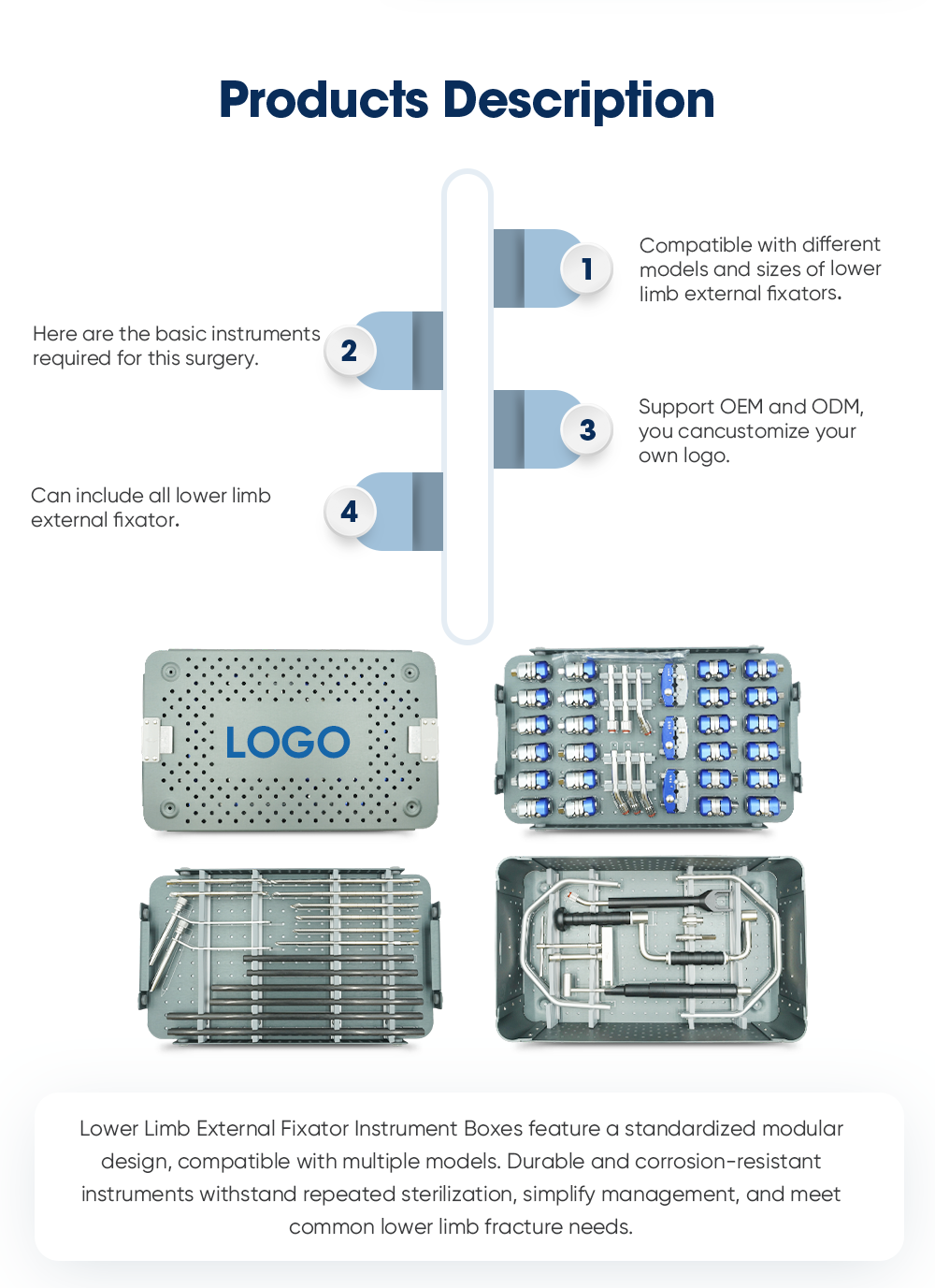 Lower Limb External Fixator Instrument Boxes - Image 2 Lower Limb External Fixator Instrument Boxes - Image 2