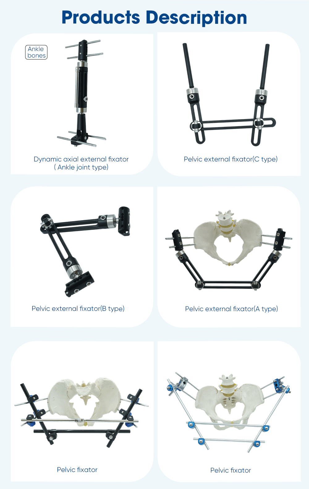 Pelvic & Ankle Fixator External - Buy Product on XC Medico Pelvic & Ankle Fixator External - Buy Product on XC Medico