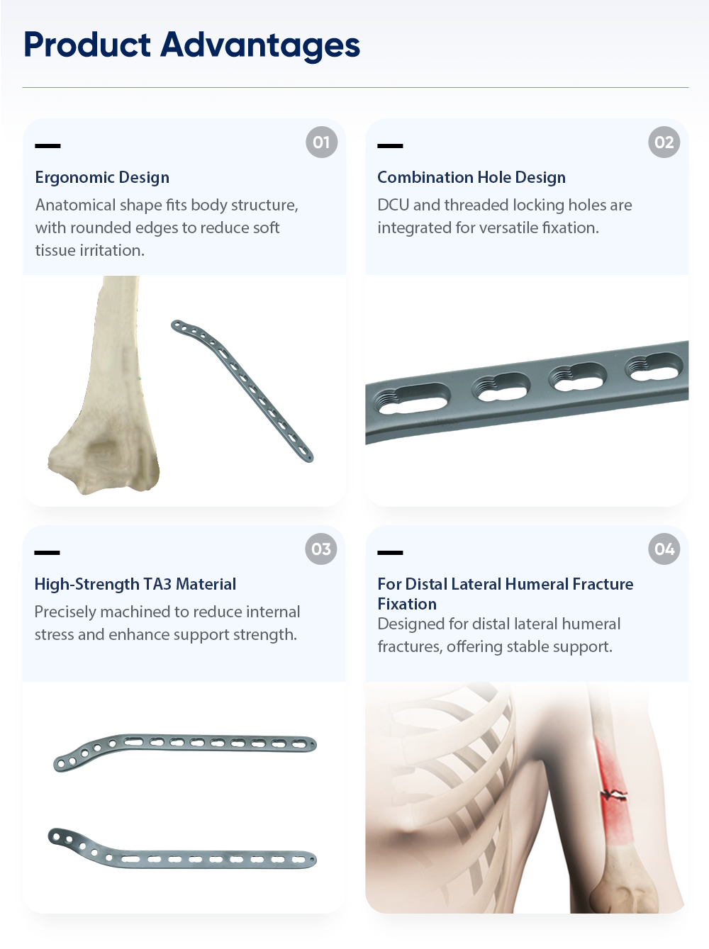 Locking Plate for Distal Humerus - Buy Product on XC Medico Locking Plate for Distal Humerus - Buy Product on XC Medico