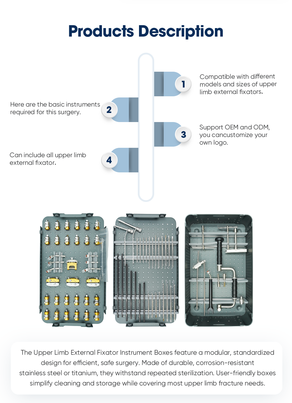 Upper Lim External Fixator Instrument - Image 2 Upper Lim External Fixator Instrument - Image 2
