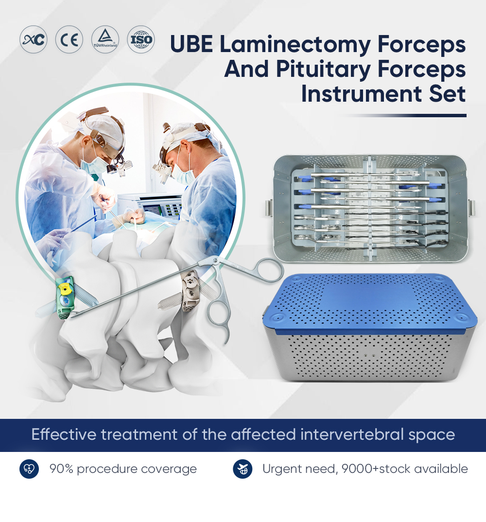 UBE Laminectomy Forceps And Pituitary Forceps Instrument Set