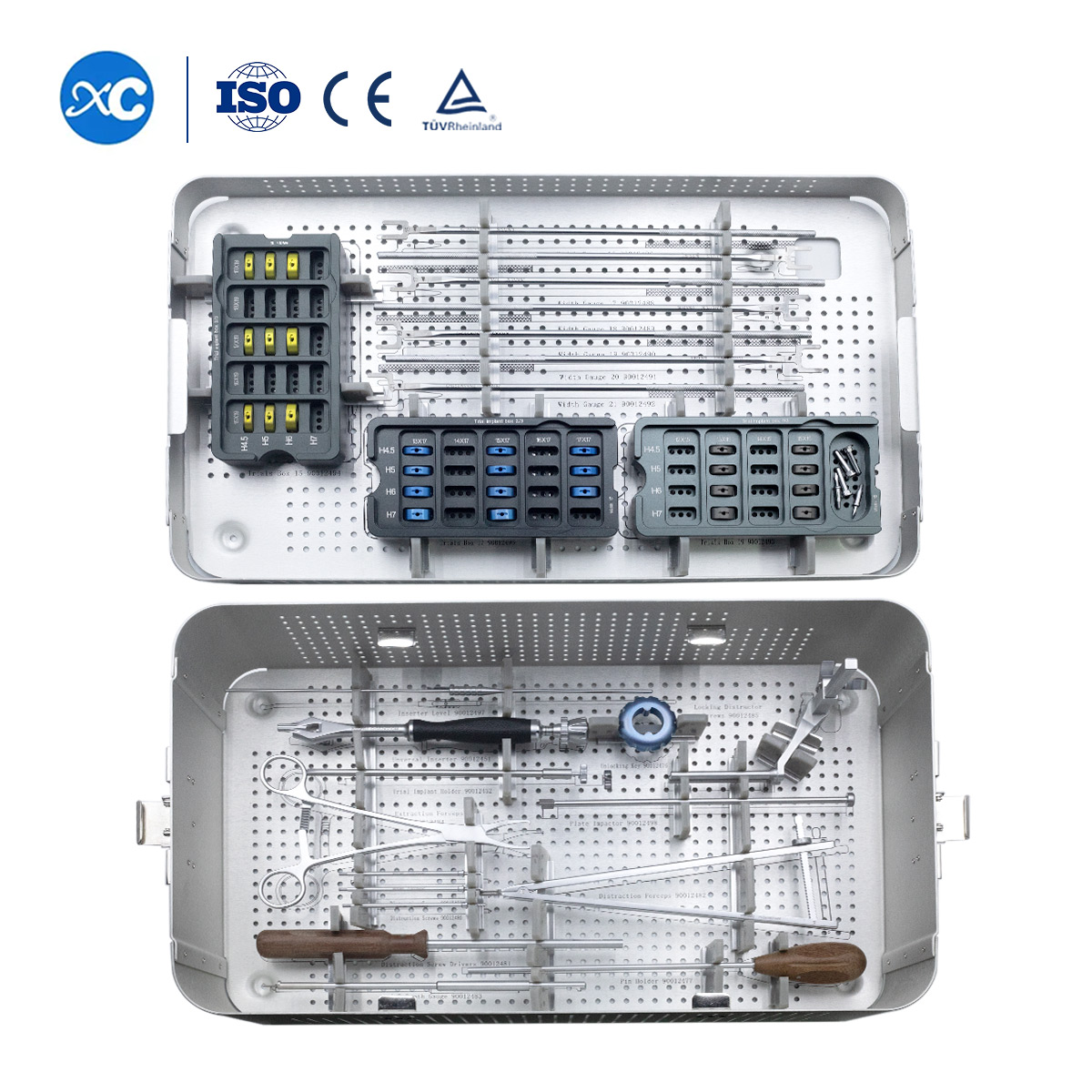 Artificial Cervical Disc Instrument Set | Total Disc Replacement (TDR) Kit | XC Medico