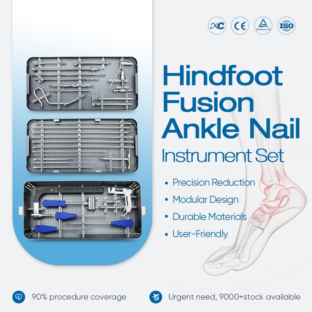 Hindfoot Fusion Ankle Nail Instrument Set - Buy Product on XC Medico