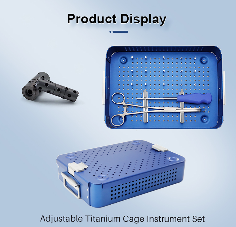 Expandable Titanium Cage Instrument Set | Spinal Corpectomy & VBR Tools | XC Medico