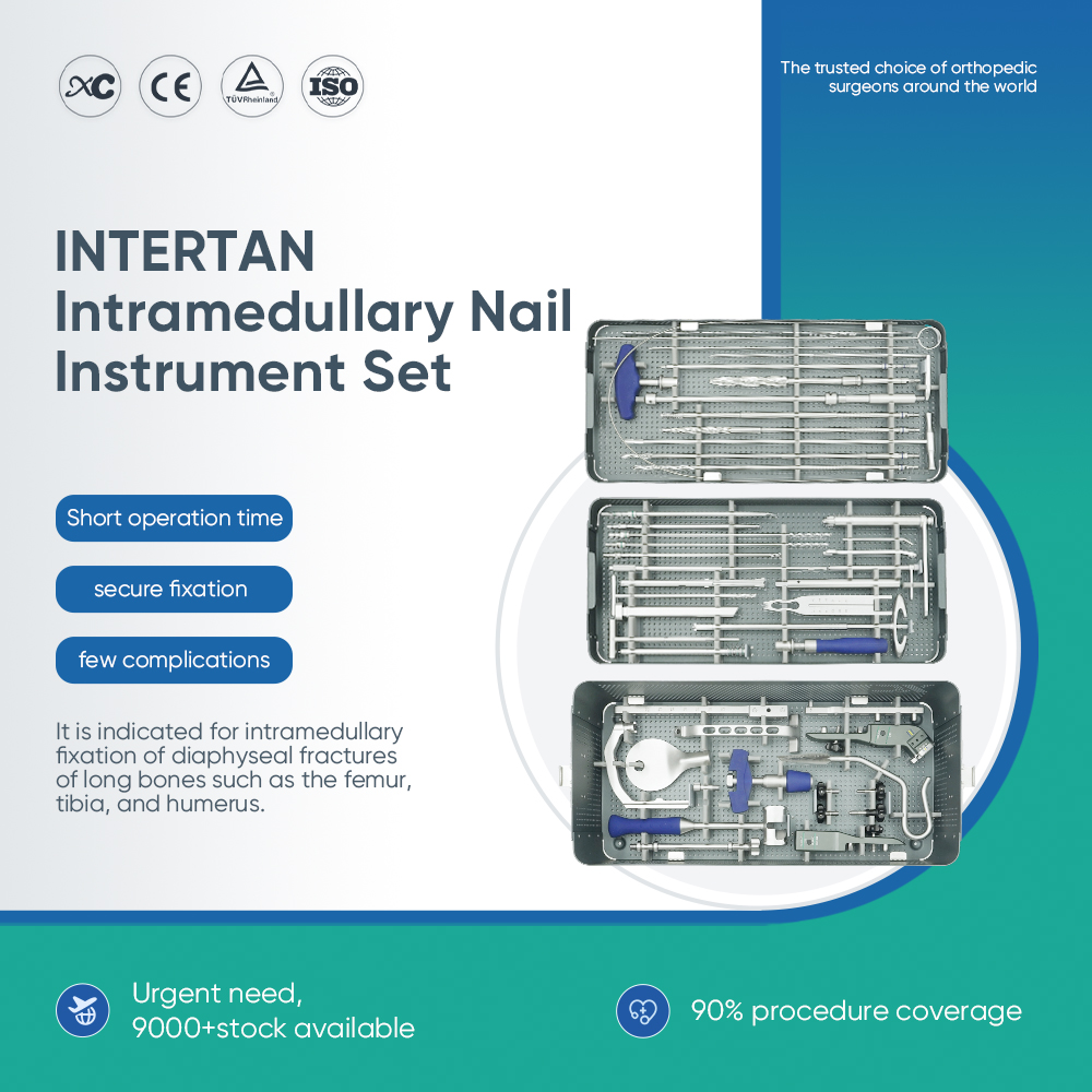 Intertan Nail Instrument Set | Orthopedic Surgical Tray for Intertrochanteric Fractures