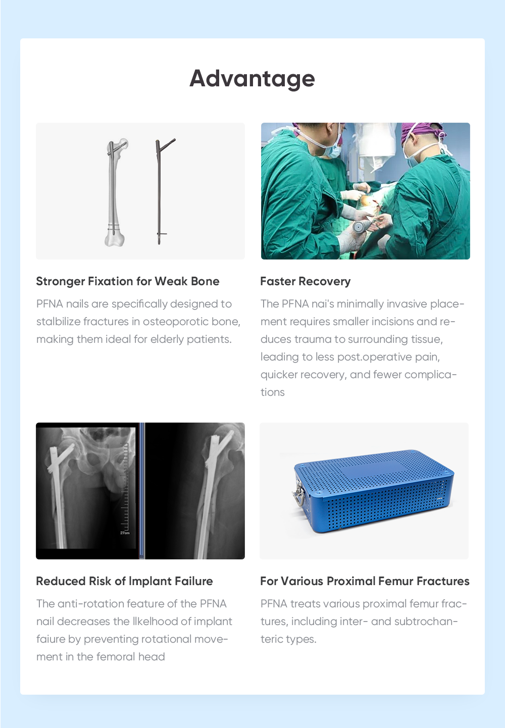 PFNA Nail Instrument Set - XC Medico