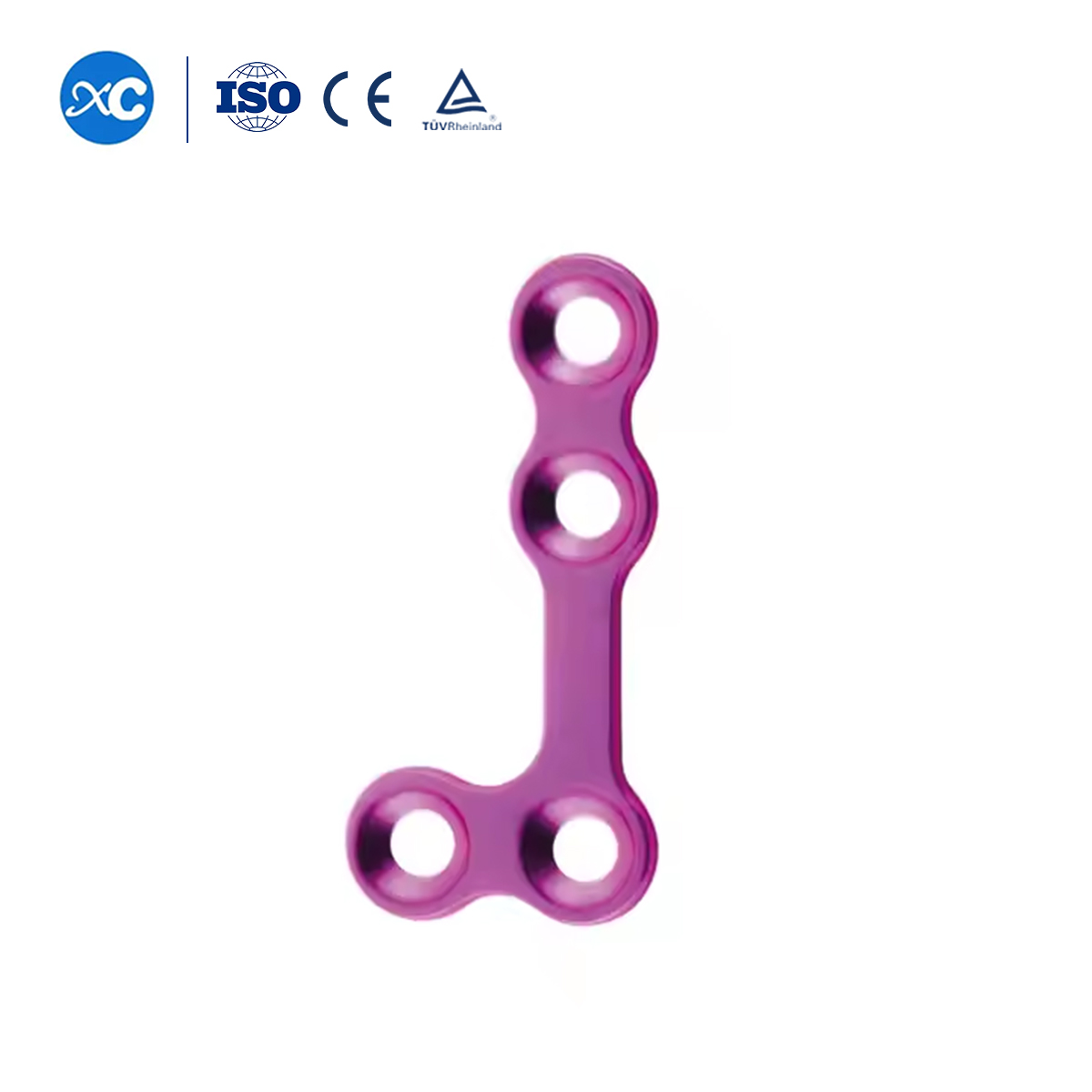 1.5 Maxillofacial Micro Locking 90°L-Plate
