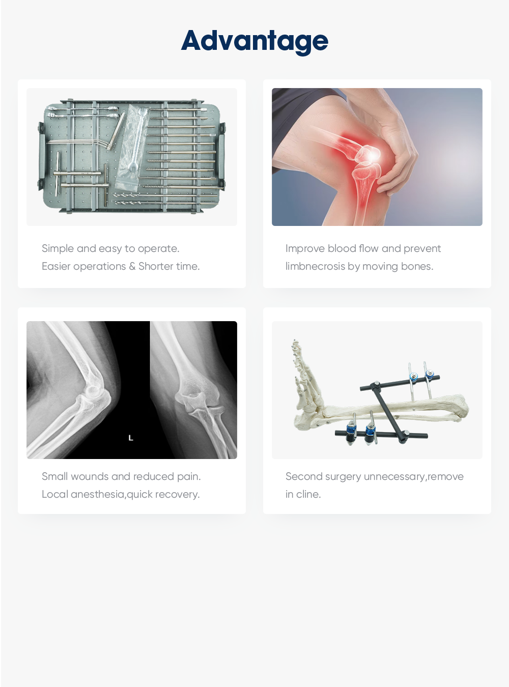 Combinational External Fixator JG2 ZAS Instrument Boxes II