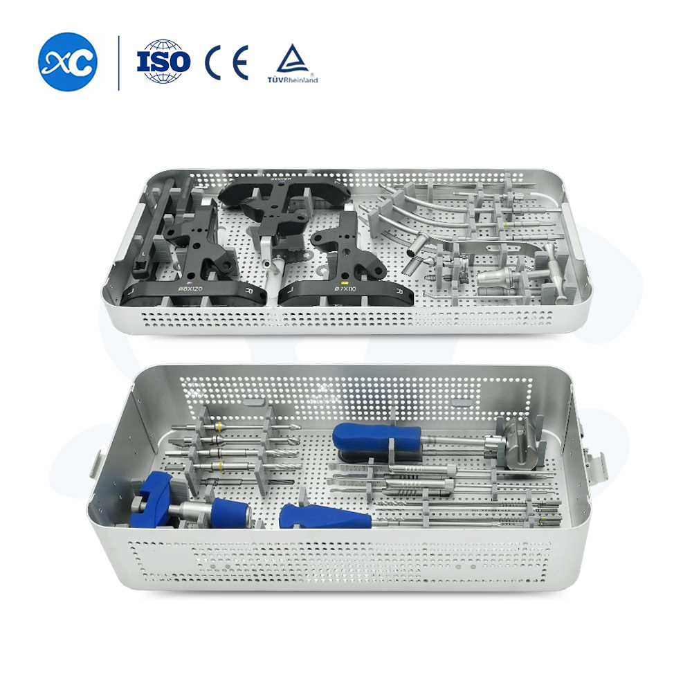 Retrograde Tibial Nail Instrument Set | Distal Tibia Fracture Fixation Kit | XC Medico