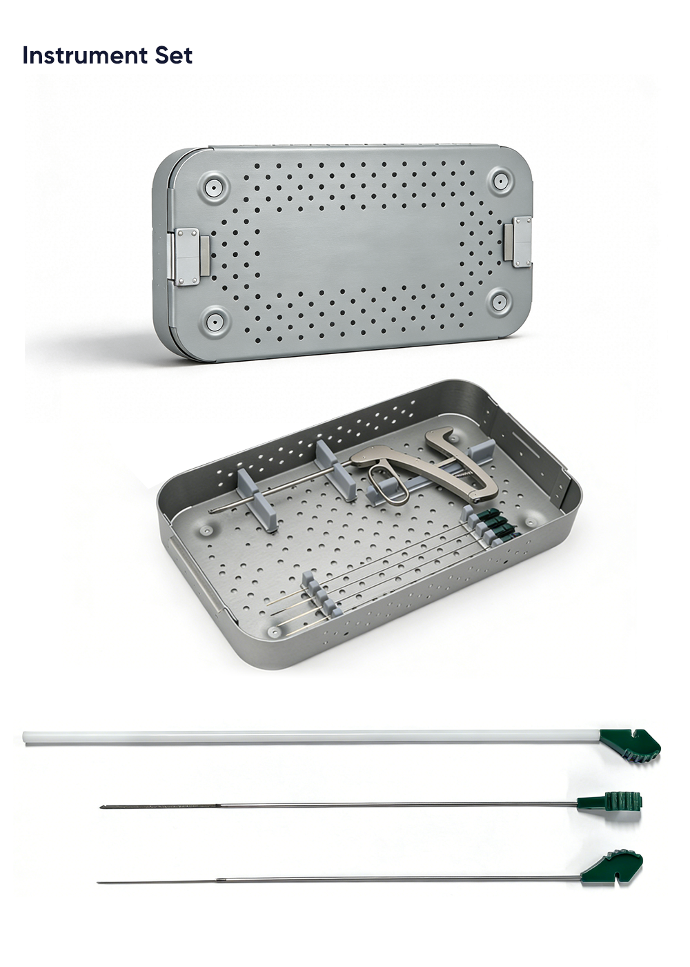 Knee Suture Passer Instrument Set | Arthroscopic Meniscus Repair Tool | XC Medico