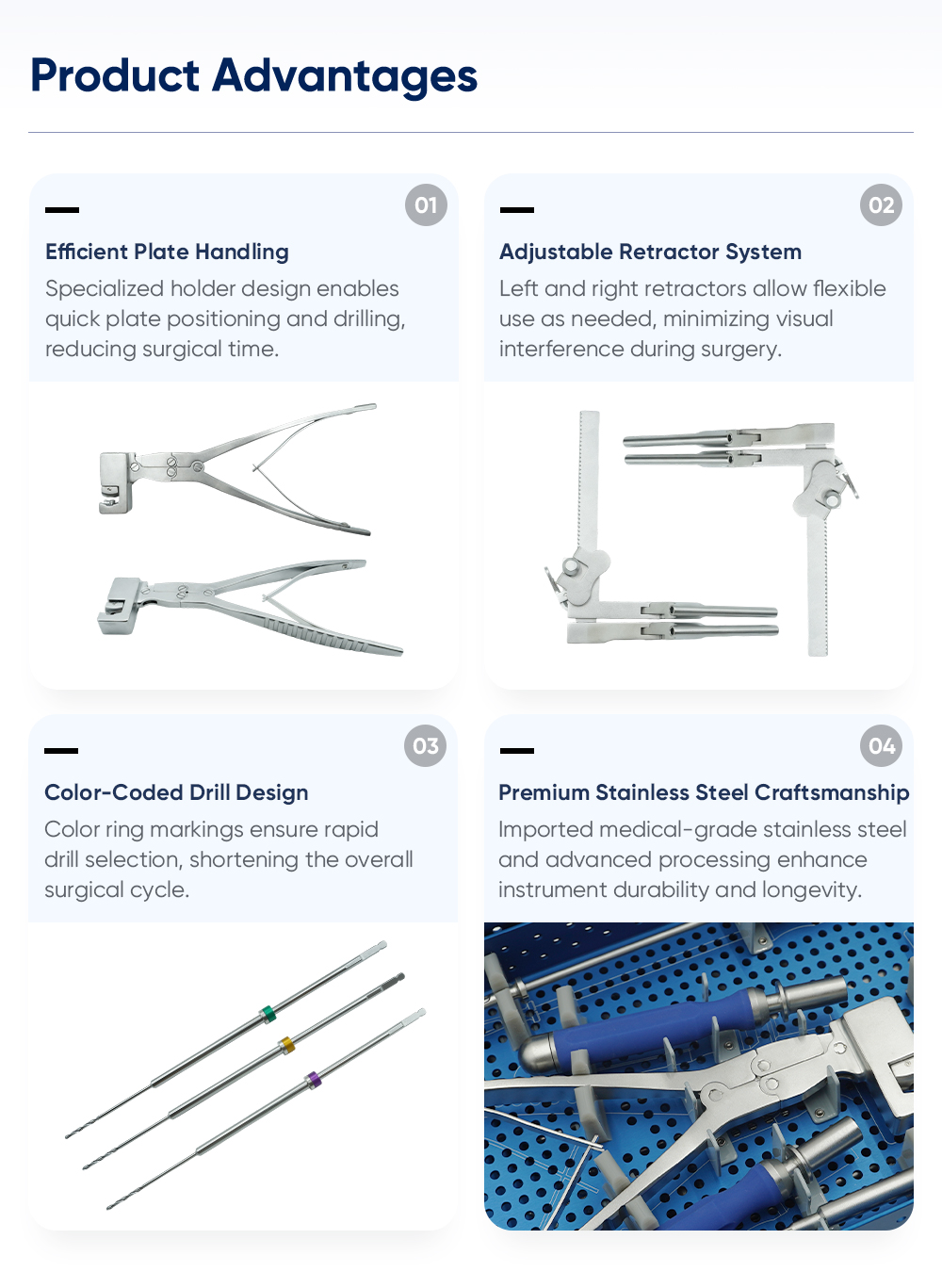 Anterior Cervical Plate System III Instrument Set - Buy Product on XC Medico