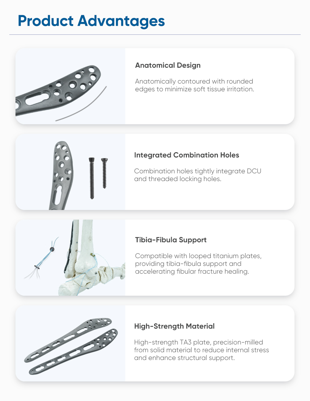 Distal Tibiofibular Locking Plate-III - Buy Product on XC Medico