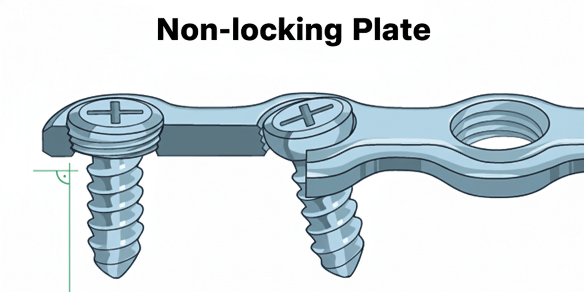 non-locking plate
