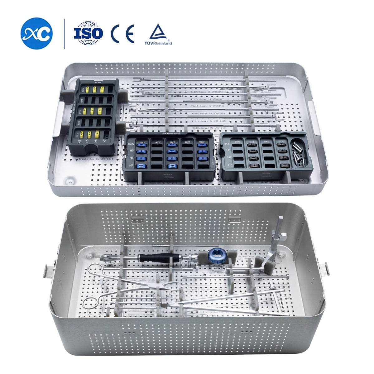 Artificial Cervical Disc Instrument Set | Total Disc Replacement (TDR) Kit | XC Medico