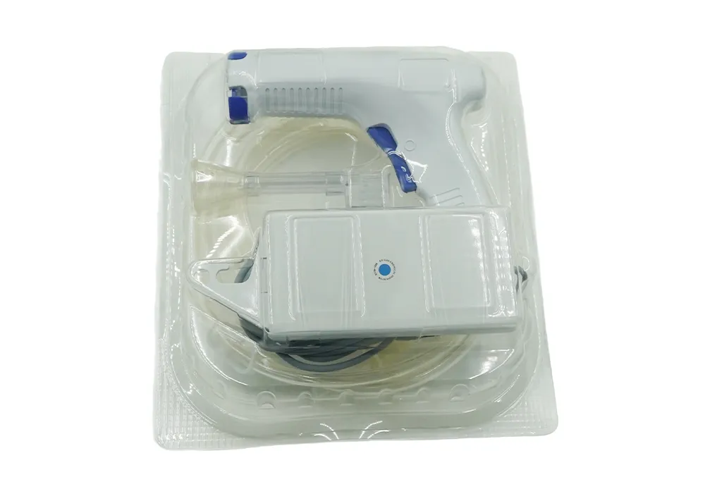 Sterile packaged medical pulsed lavage set