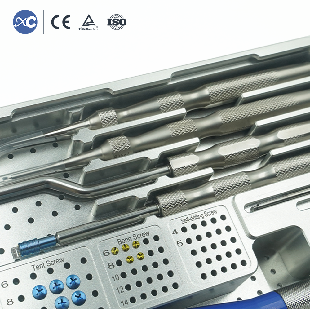 Quick-connect cross screwdriver for GBR titanium screws