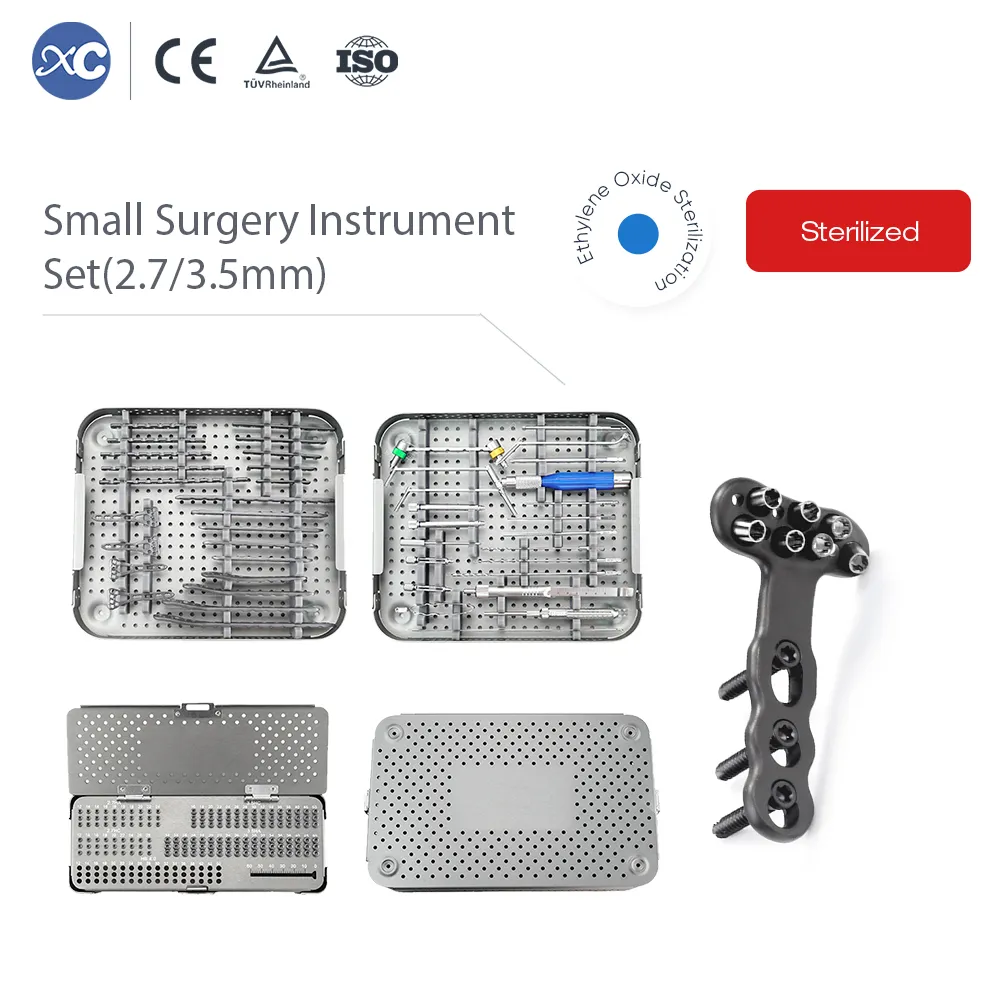 Small surgery instrument set 2.7/3.5mm for distal radius locking plate DVR