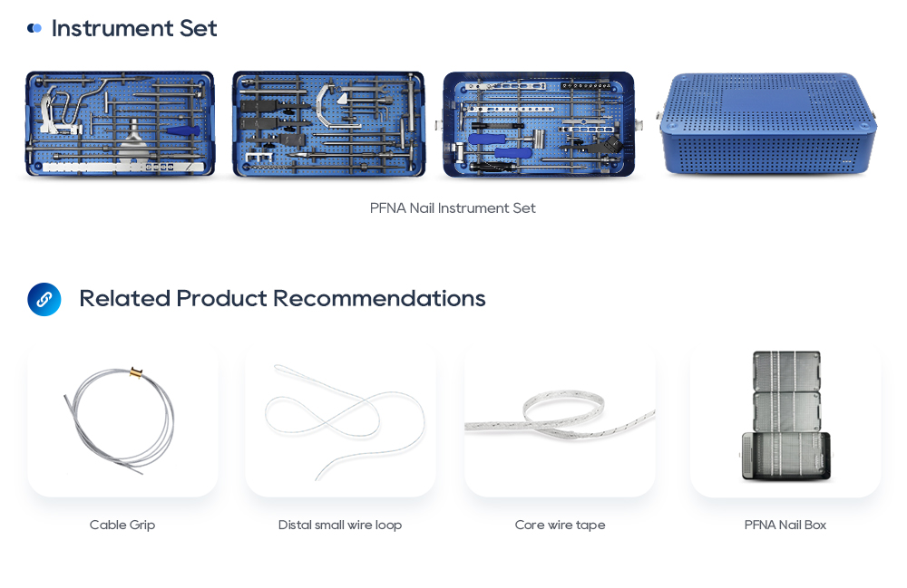 PFNA интрамедуларен пирон | Фиксиране на фрактура на проксимална бедрена кост