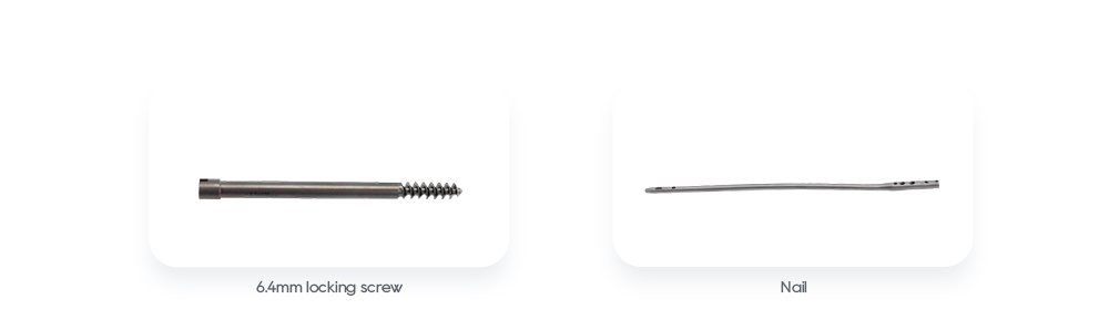 Related Implants: 6.4mm Locking Screw and Femoral Reconstruction Nail