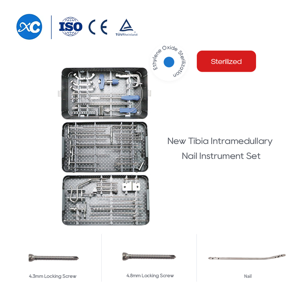 New Tibial Intramedullary Nail Instrument Set | XC Medico