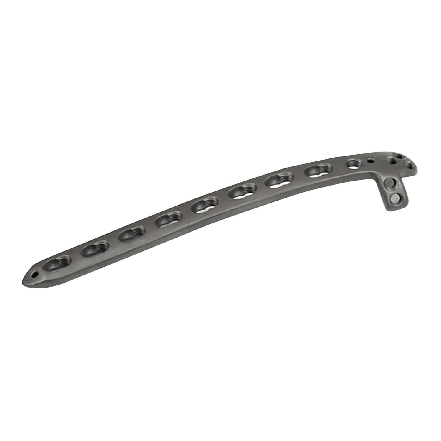 Polished and oxidized surface of the lateral distal humerus locking plate