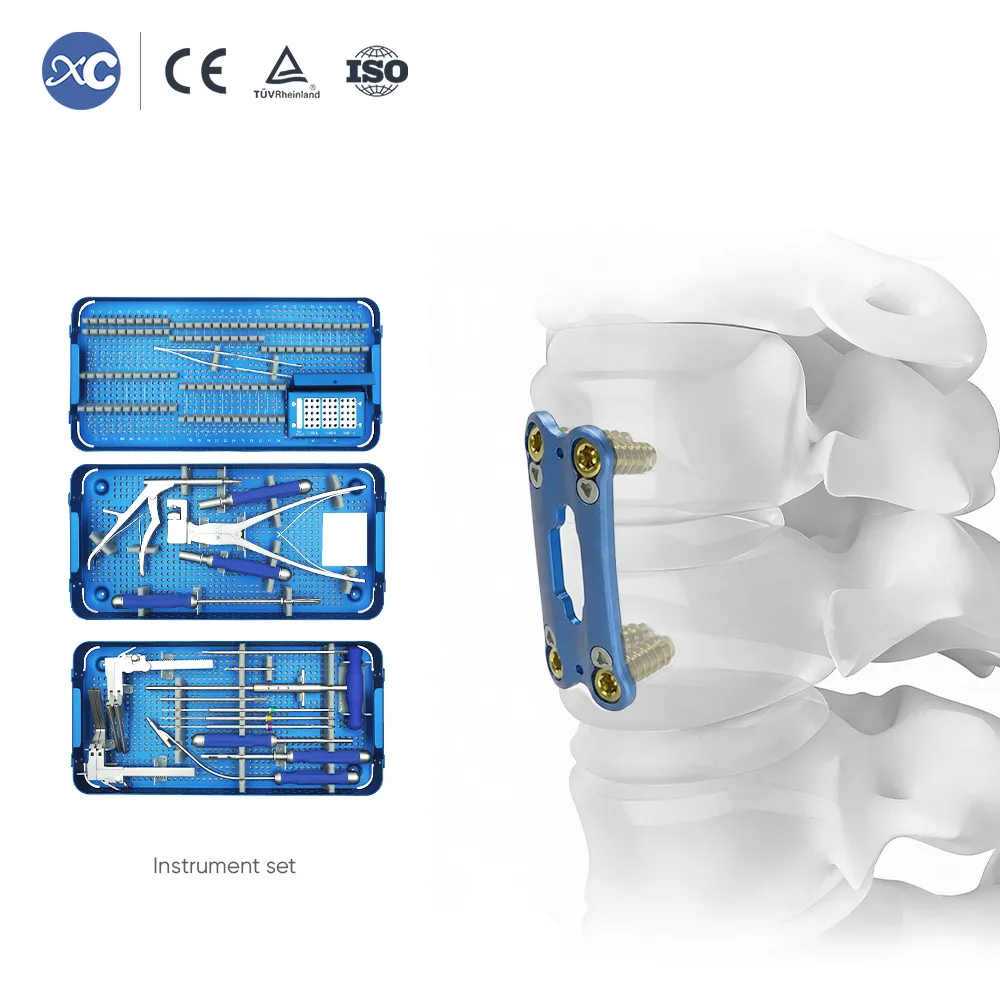 0.8mm Ultra-Thin Anterior Cervical Plate | Cervical Fixation System - 6