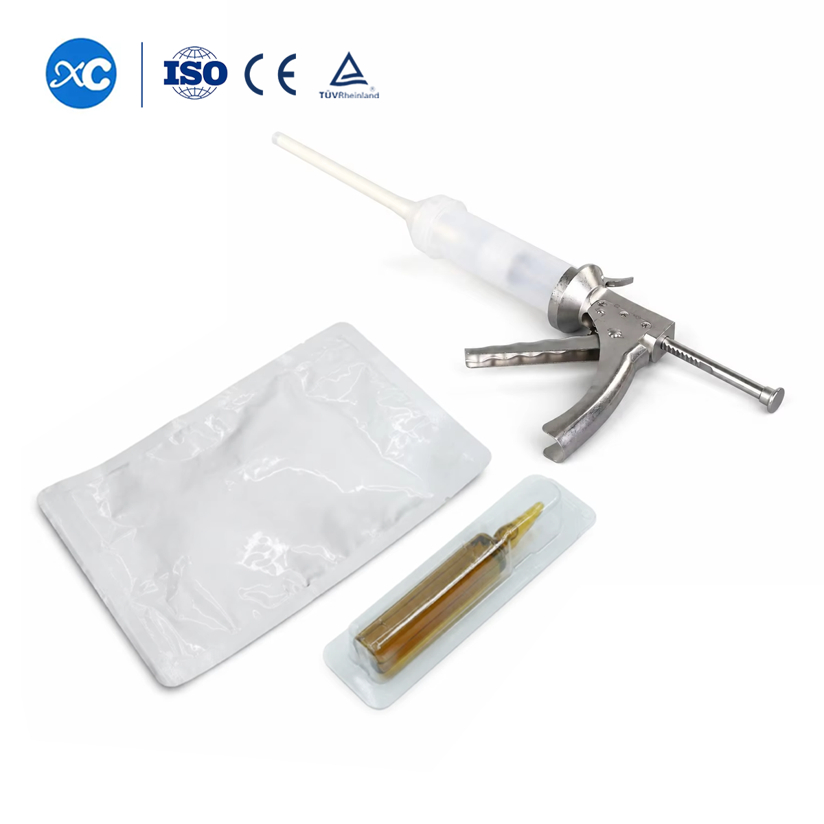 Liquid monomer ampoule in individual blister pack