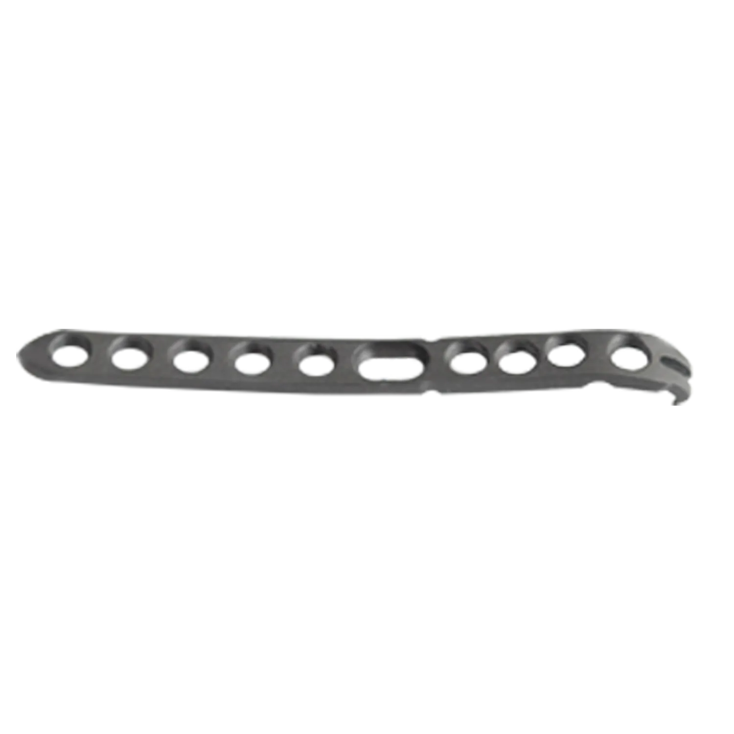 Polished and oxidized surface of the ulnar styloid locking plate