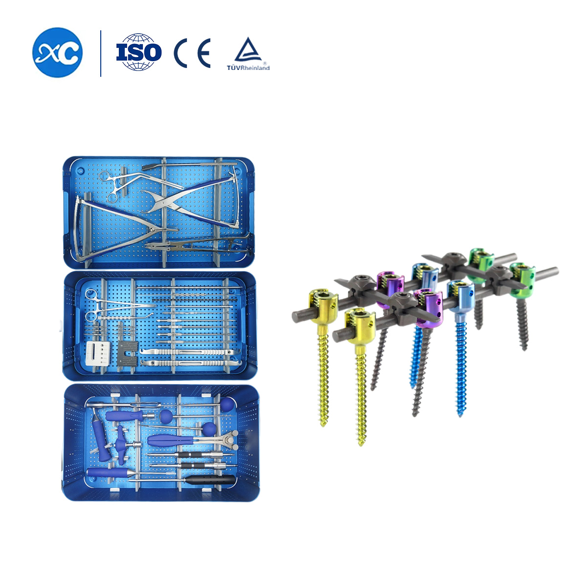 6.0mm Spinal Pedicle Screw System | Thoracolumbar Fusion | XC Medico
