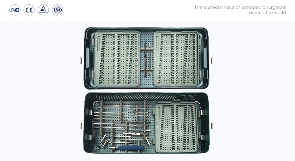 3.5/4.0/4.5 Cannulated Screw Instrument Set Tray