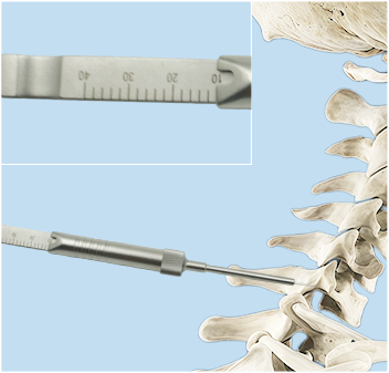Depth measurement illustration