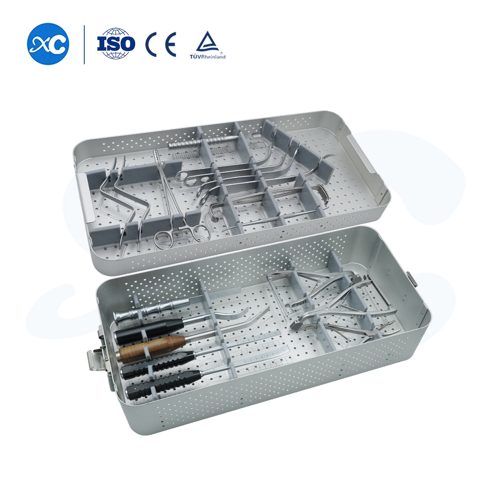 Stainless steel bone retractors for total knee replacement exposure