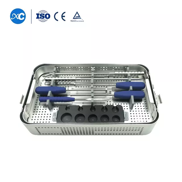 Titanium Mesh Cage Instrument Set for Spinal Fusion | XC Medico -2