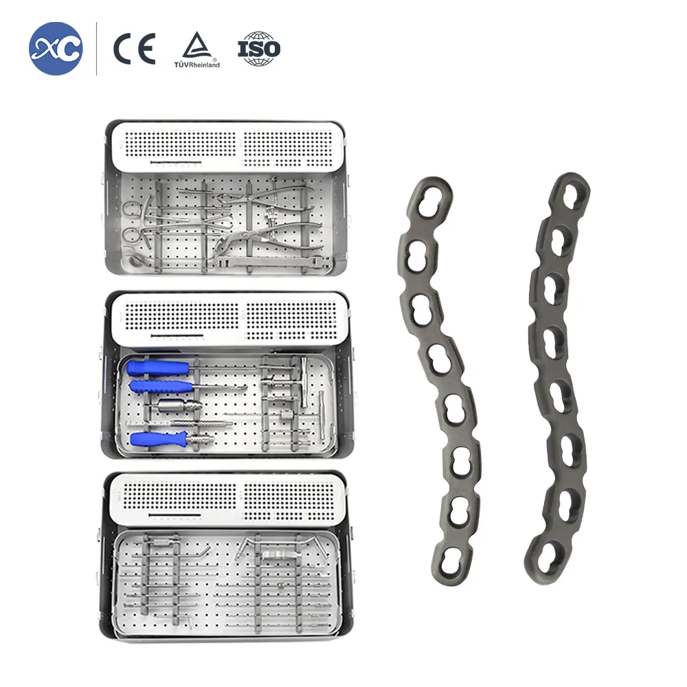 Small fragment locking instrument set for S-clavicle locking plate
