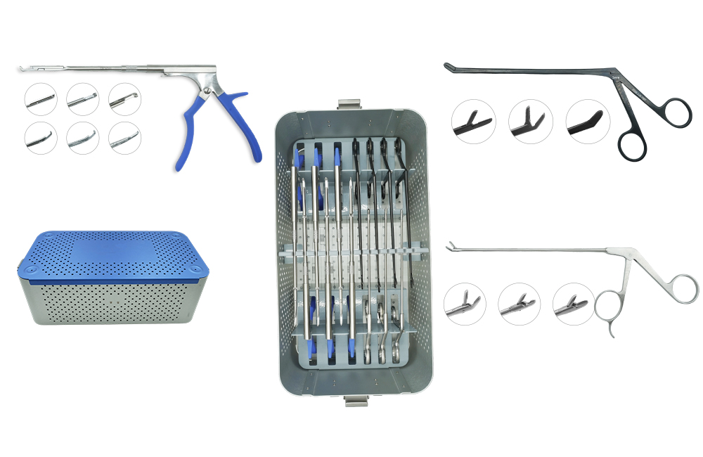 Orthopedic Spine Instruments zvinosanganisira Laminectomy Rongeurs uye Serrated Pituitary Forceps