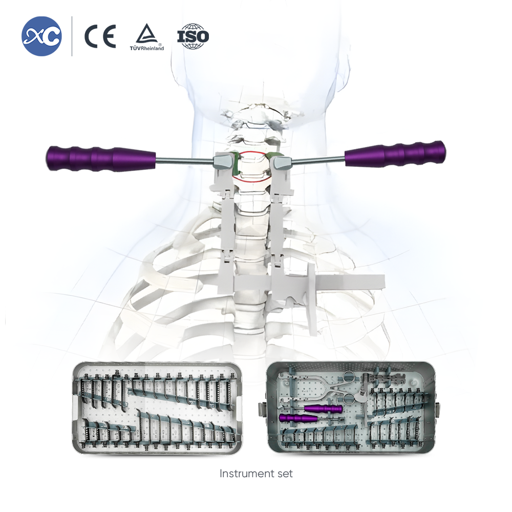 Ensemble ya ba instruments ya Retracteur ya cervix | Lipaso ya ACDF | XC Medico ya monganga