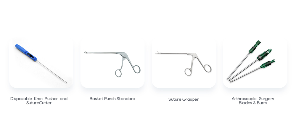 Compatible Products: Knot Pusher, Basket Punch, Suture Grasper