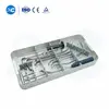 Large hip retractors and bone levers in upper instrument tray