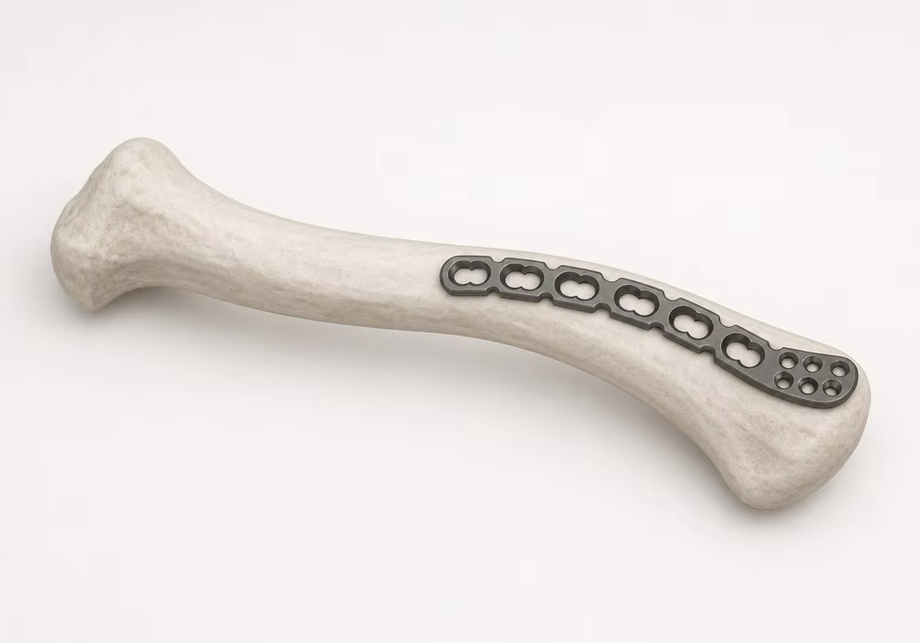 Distal clavicle fixation illustration