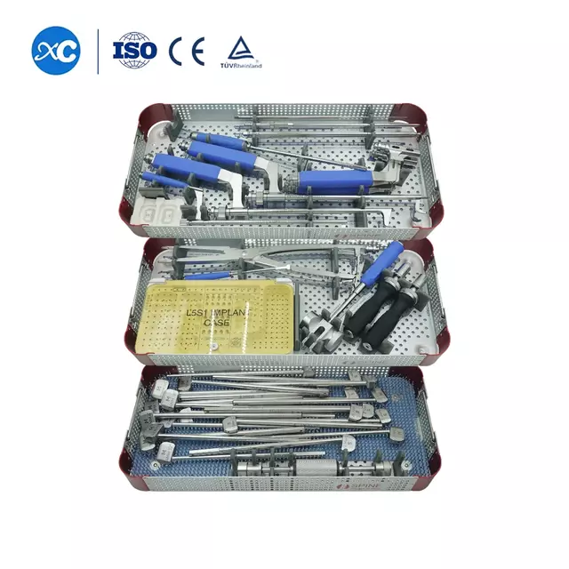 Conjunto de instrumentos de fus&atilde;o lombar anterior para ALIF | XC M&eacute;dico