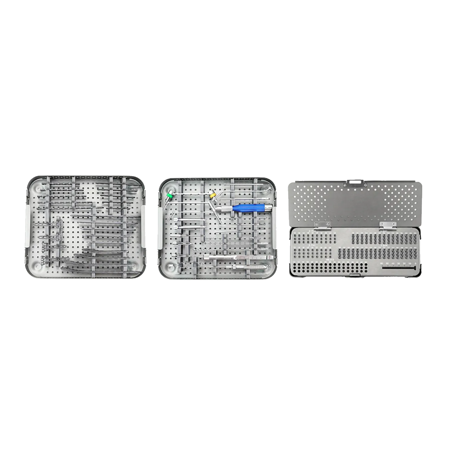 Small surgery instrument set 2.7/3.5mm in three sterilization cases