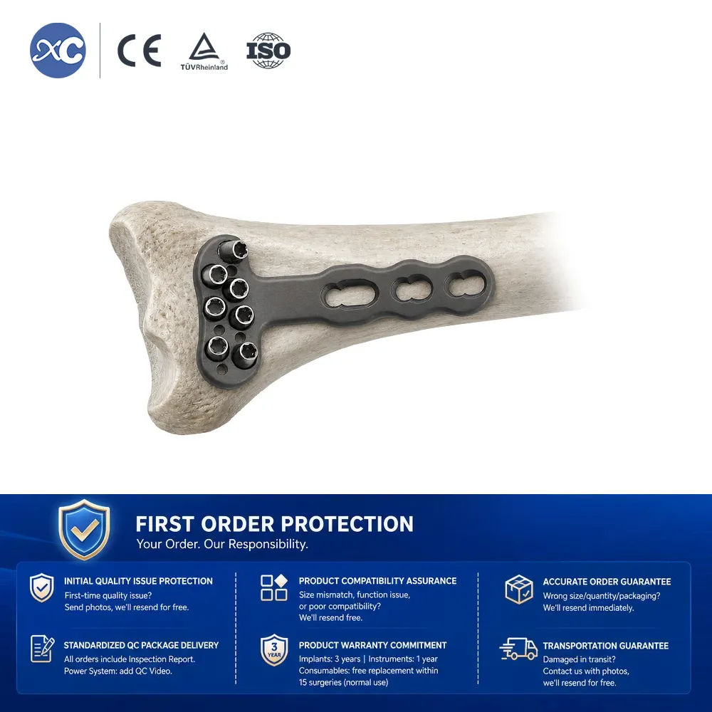 T-shaped distal radius locking plate DVR, top view with 7 head holes