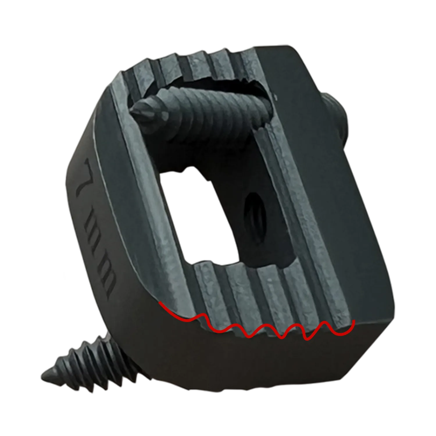 titanium cervical cage rigidity and strength detail