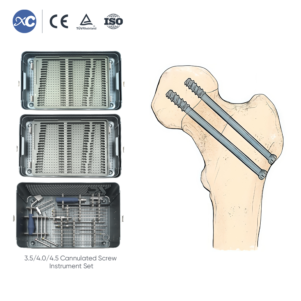 6.5/7.3mm Cannulated Screw Instrument Set | Orthopedics | XC Medico