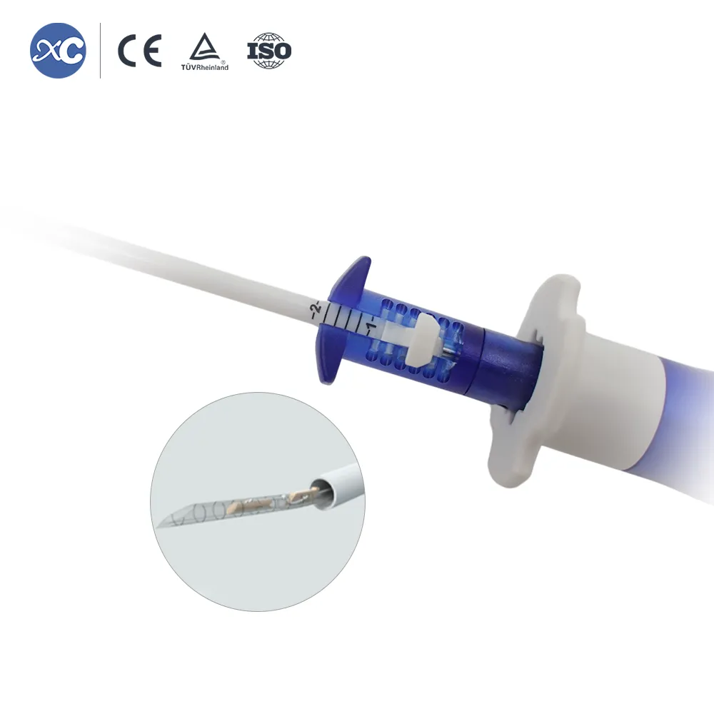 Adjustable depth-limiting cannula with scale markings