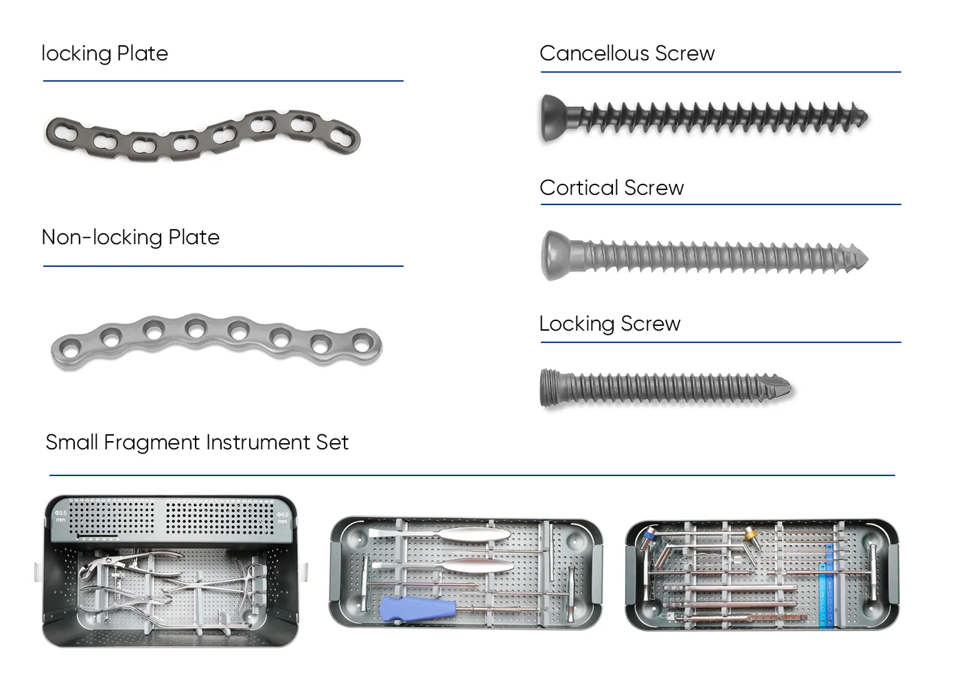 Clavicle plate screw and instrument system composition