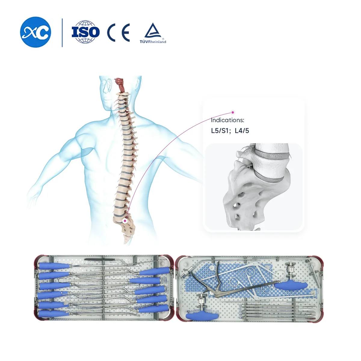 ALIF Anterior Interbody Cage Instrument Set | XC Medico - 3