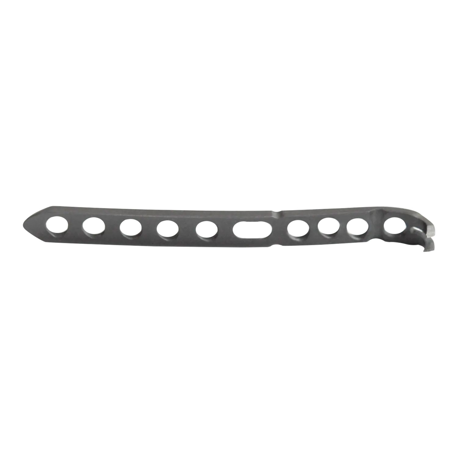 Titanium alloy ulnar styloid locking plate conforming to GB/T 13810-2017